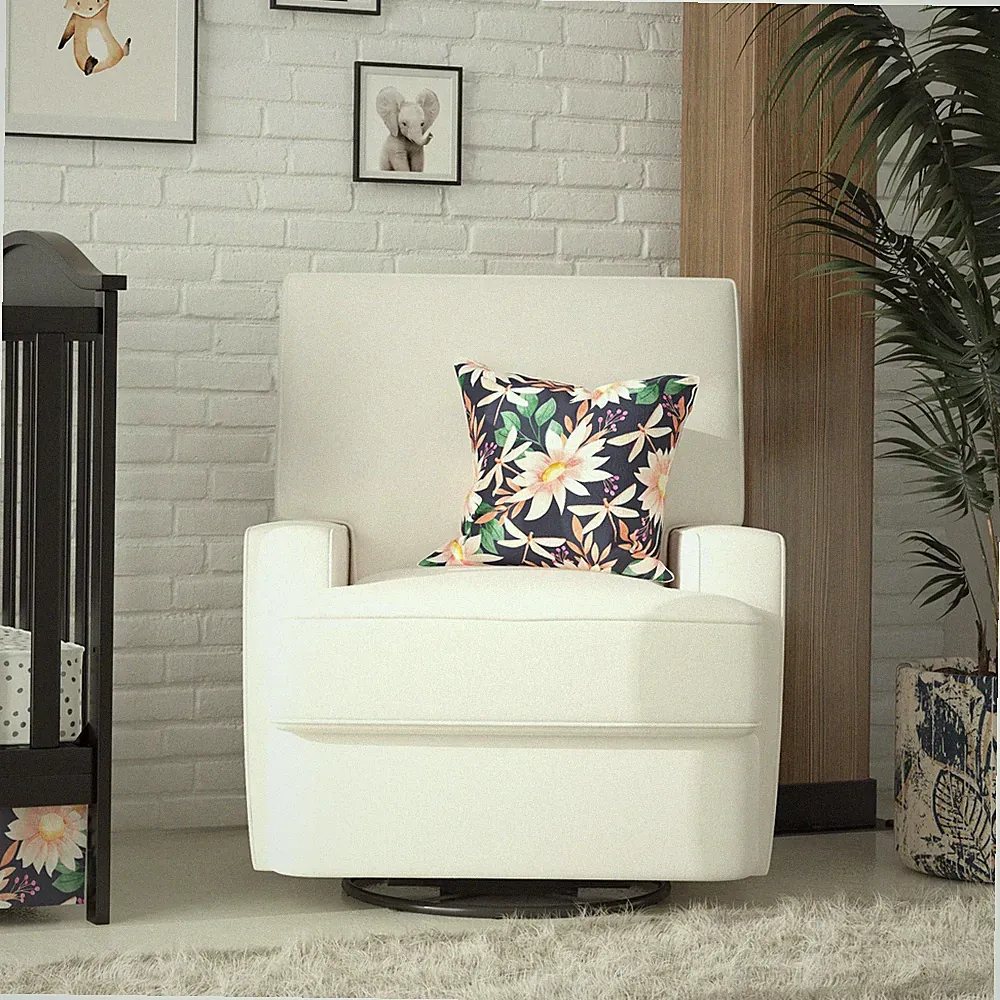 Baby Relax Rylan 4-in-1 Swivel Glider Rocker Recliner Chair