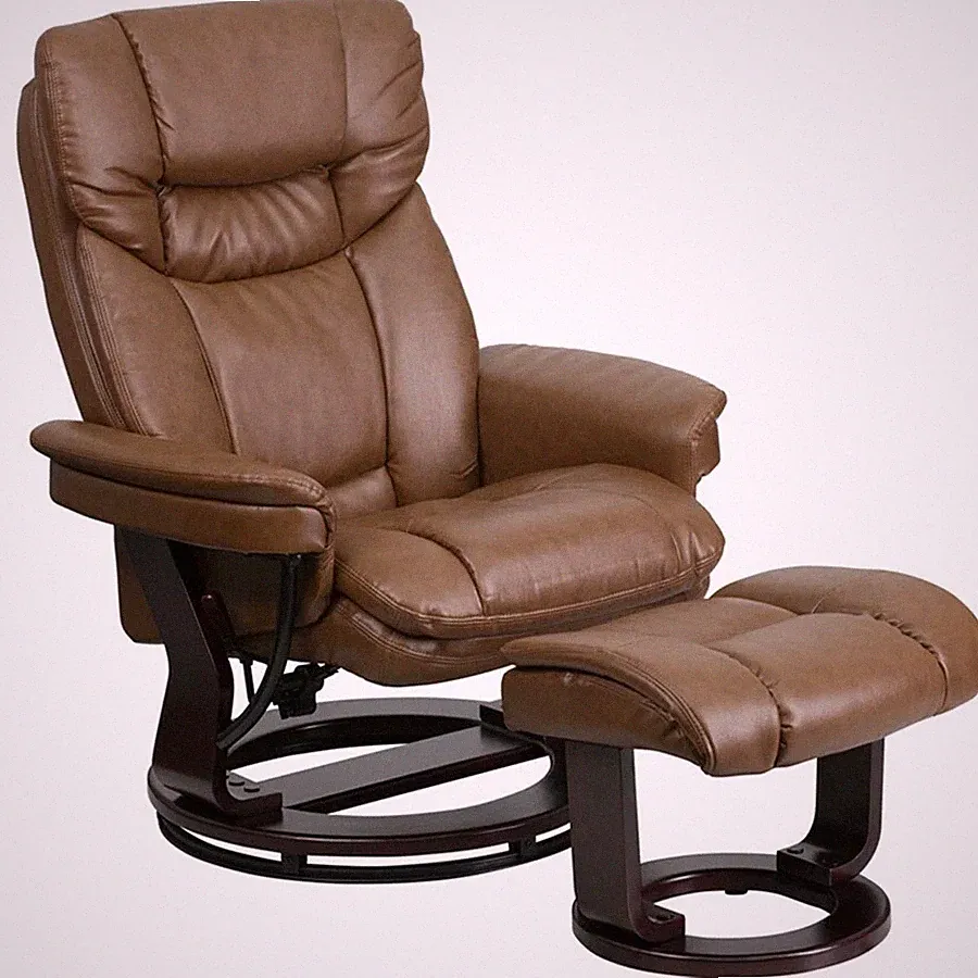 Flash Furniture Brown Bonded Leather Recliner, Brown - BT-7821-PALIMINO-GG