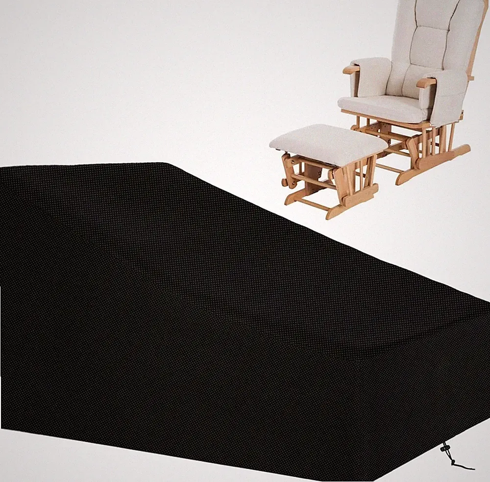 Glider Rocking Chair Cover Glider Recliner Cover W/ Drawstring 420D Heavy Duty