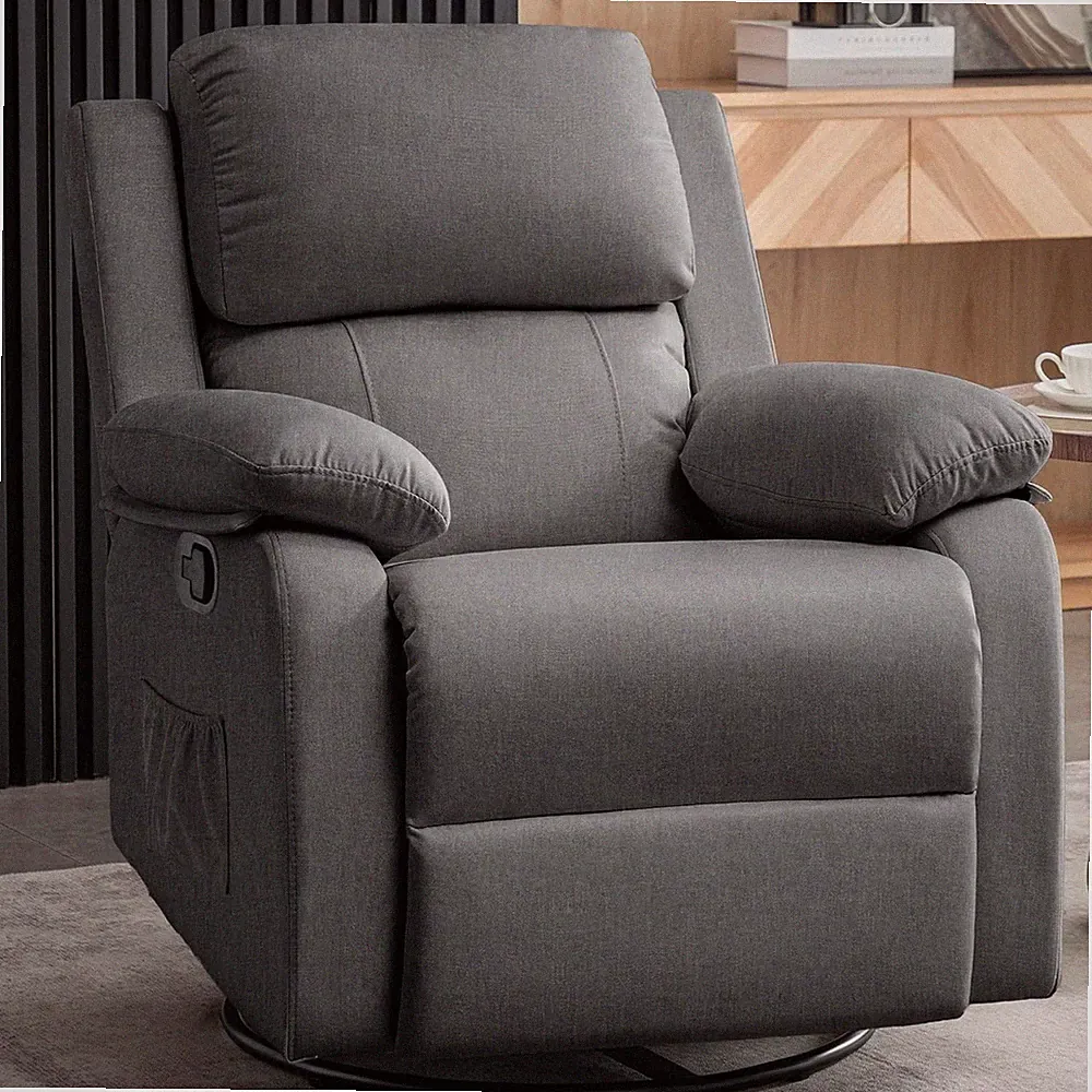 Recliner Chair, 360 Swivel Rocker Chair for Adults, Small Rocking Recliner Chair